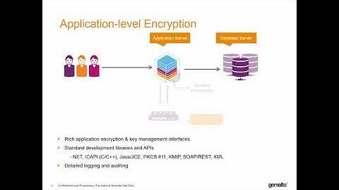 Gemalto Encryption Connectors and KeySecure