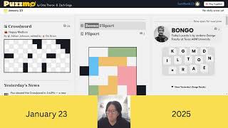 Puzzmo Crossword | 🍅 Happy Medium | January 23, 2025