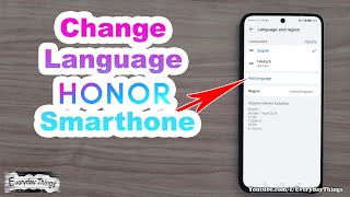 How to Change Language on Honor Phone