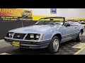 1983 Ford Mustang GLX Convertible | For Sale $13,900