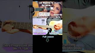 Tiempo Sin Verte - @Shakira  #guitarlesson #guitarcover #short #guitartutorial #guitarchords #shorts