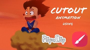 How to  animate Cutout using Flipaclip and infinite painter!.
