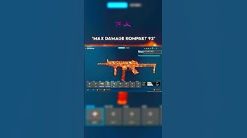 THE *MAX DAMAGE* KOMPAKT 92 BUILD on WARZONE 👑 #warzone #callofduty #bo6 #rebirthisland #cod #shorts