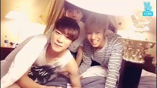 [MULTI SUB] ASTRO VLIVE 2016.07.30 | 아스트로!! 깜짝방송 in LA 호텔♡