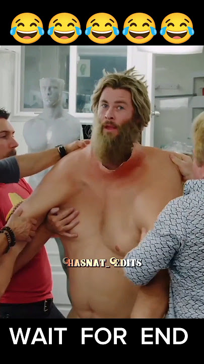 Thor in Endgame 😂 | Behind The Scenes Avengers Endgame| HASNAT EDITS #shortsfeed