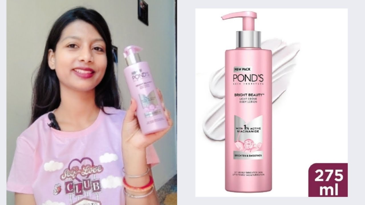 Ponds Niacinamide Nourishing Body Lotion Review @PondsIndia #ponds #youtube #skincare #brightskin 