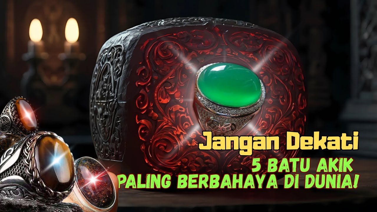 Jangan Dekati 5 Batu Akik Paling BERBAHAYA Di Dunia!