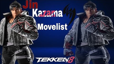 Tekken-8 Jin Kazama Movelist & Frame Data 1080p60fps