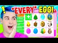 OPENING One Of *EVERY SINGLE EGG EVER* In Adopt Me!! EXPENSIVE Unboxing With INSANE LUCK!! (Roblox)