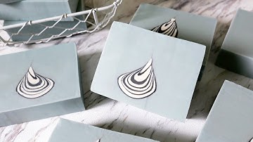 水珠渲染皂 - tear drop swirl handmade soap - 手工皂