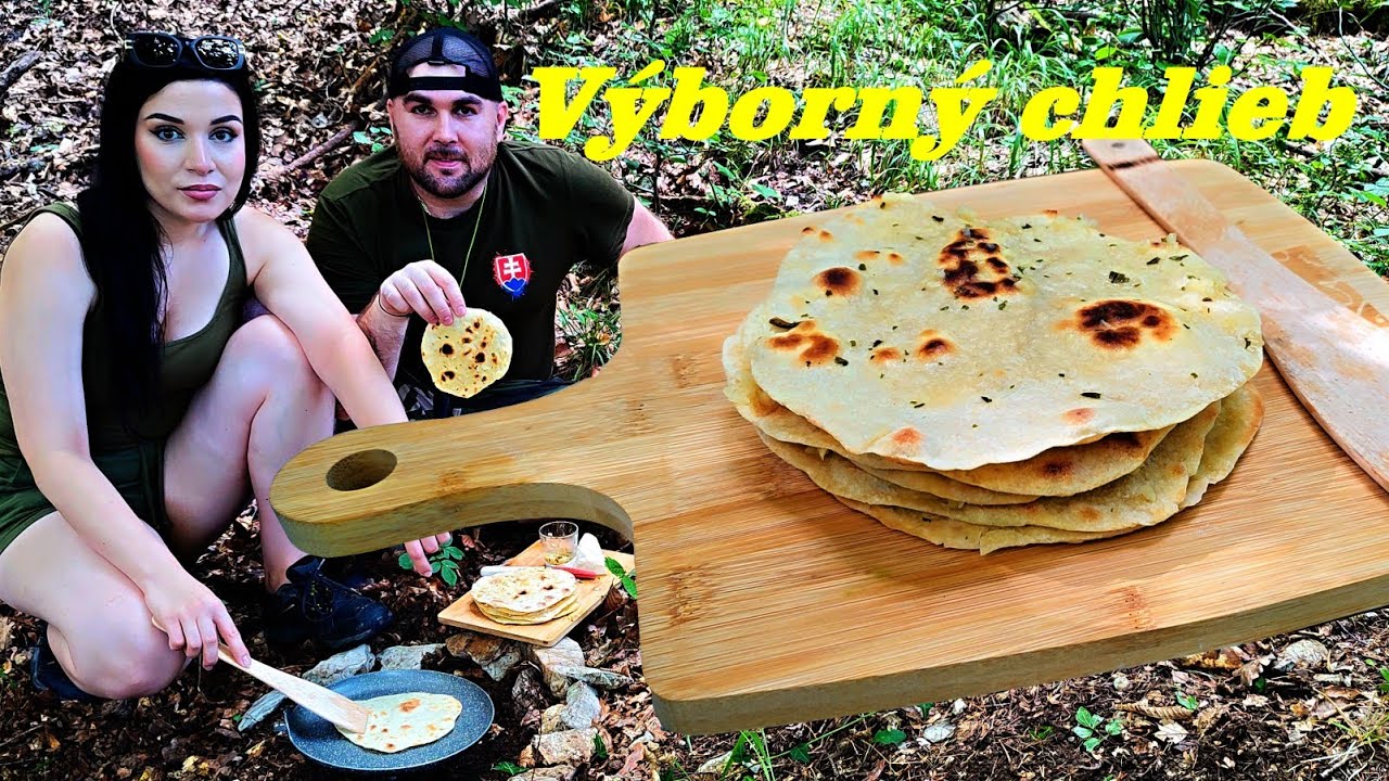 Výborný jednoduchý zálesácky bushcraft chlieb len z troch surovín do prírody či na doma | Recept |