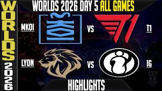Worlds 2026 Day 5 Highlights ALL GAMES Swiss Stage Round 4