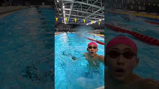 50×2を泳ぐゆうま #競泳  #swimming