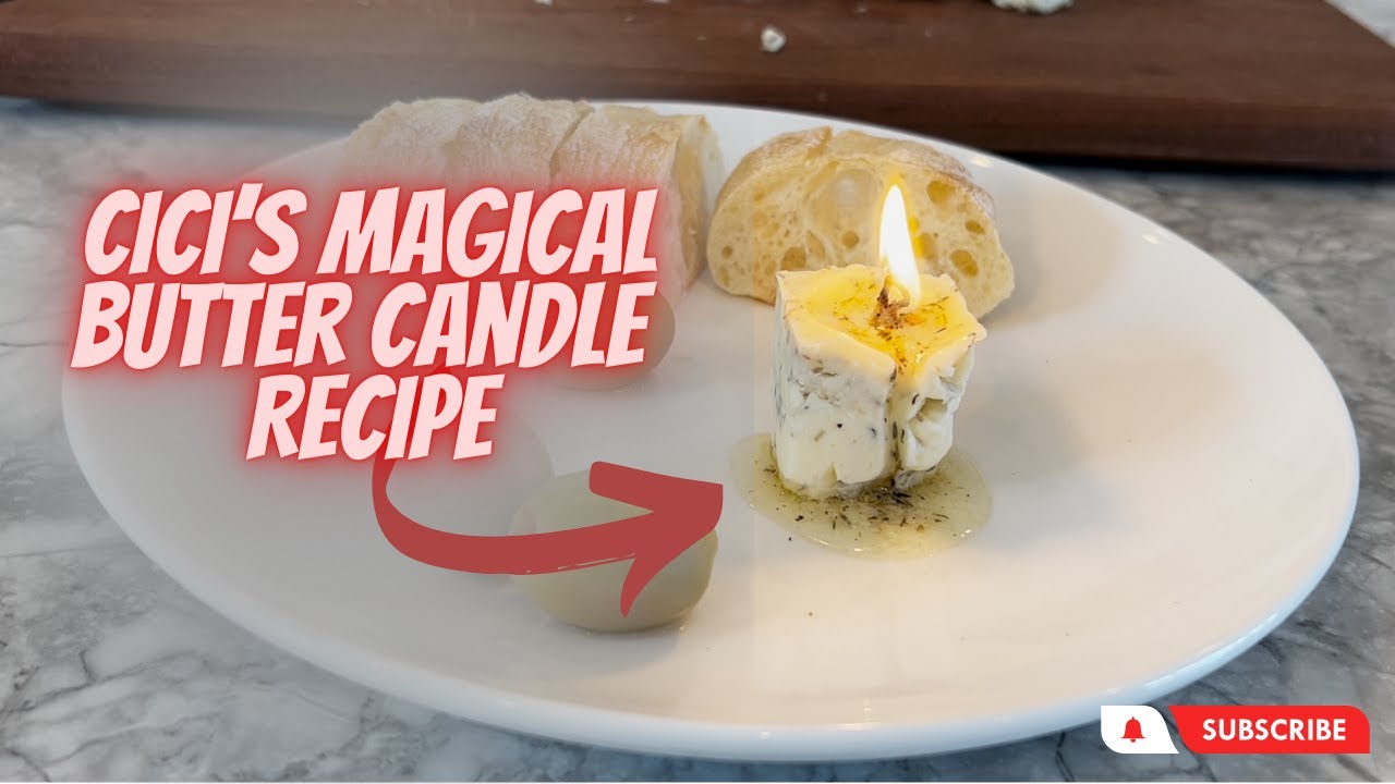 How to Make Edible Butter Candles at Home