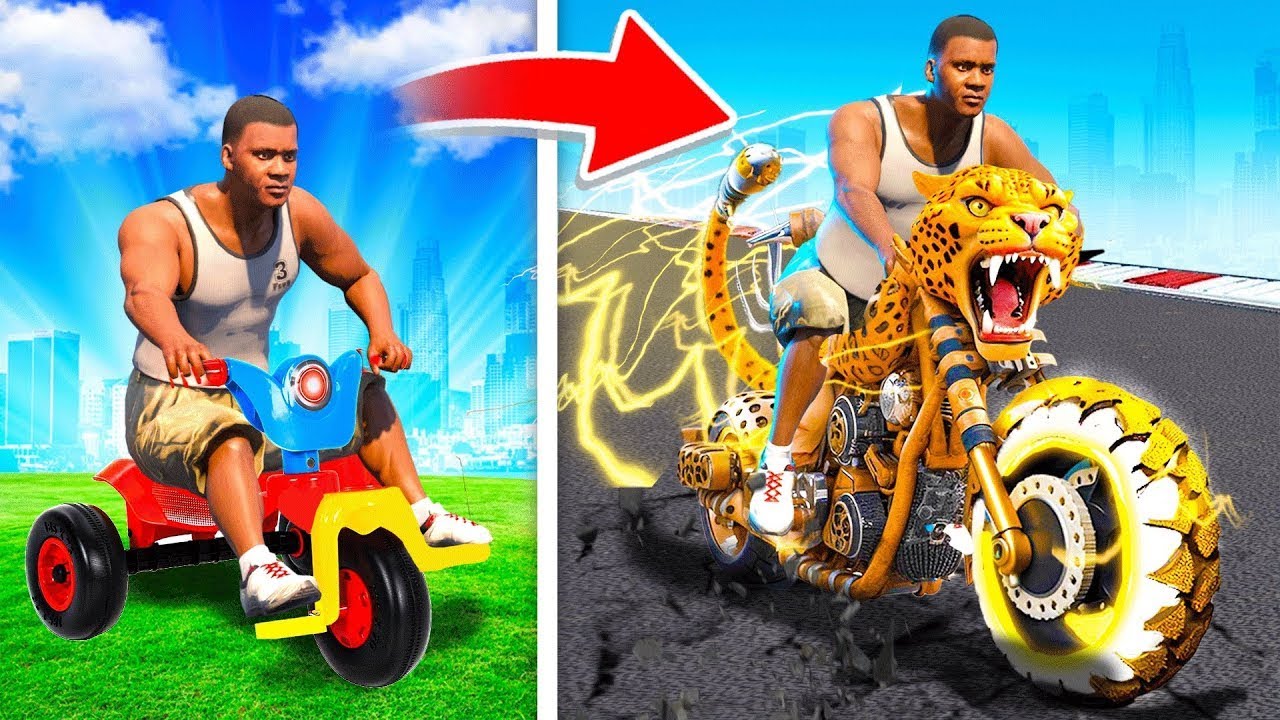 Upgrading ANIMAL BIKES In GTA 5!