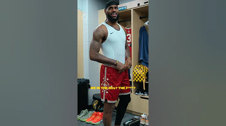 LeBron's reaction to the All Star shorts 😂 ​⁠@Netflix #lebron #starting5 #nbaallstar #