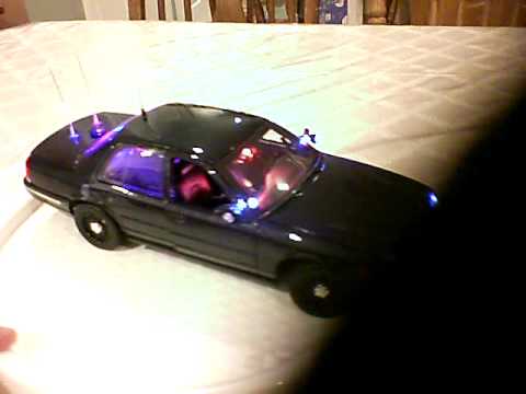police diecast car lights unmarked ford