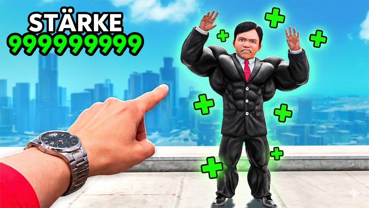 ALLES was ich BERÜHRE wird STÄRKER in GTA 5!