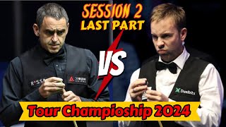 Ronnie O'Sullivan vs Ali Carter | Tour Championship Snooker 2024 | Session 2 - Last Part