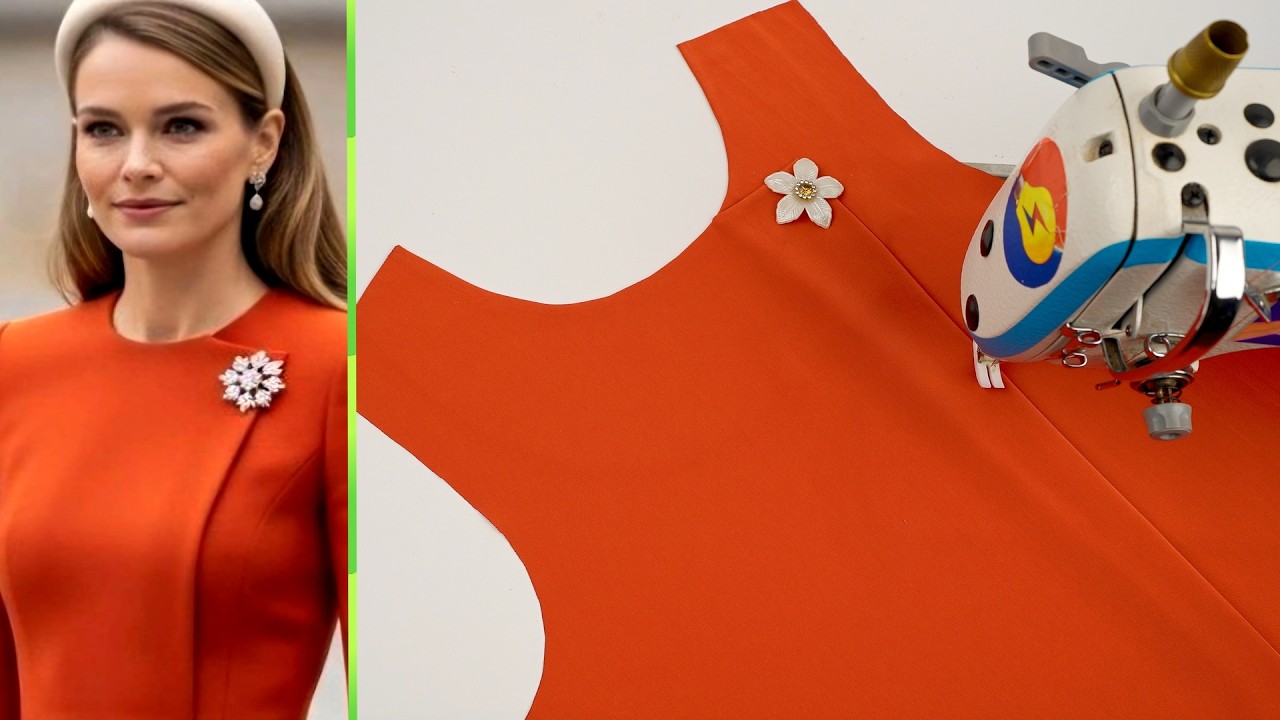 Perfect Neckline in Minutes! Easy Cutting & Stitching Tutorial (Pro Tips Inside) DIY Sewing Tricks