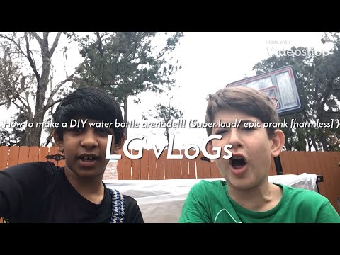 How to make a DIY water bottle grenade!!! (Super loud/ epic prank [harmless] )