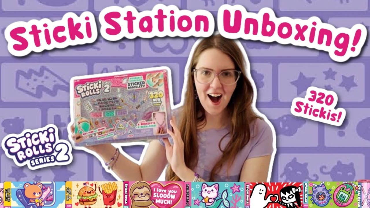 Распаковка Sticki Rolls Series 2 Sticki Station!