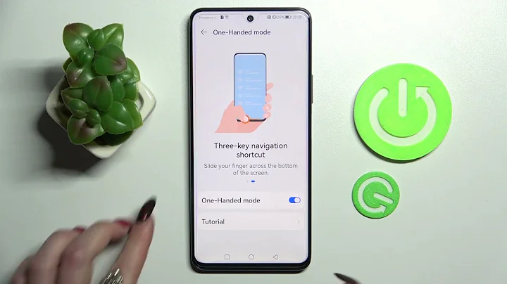 How to Enter One Handed Mode on Huawei Nova 9 SE / Use Huawei Nova 9 SE with ine hand