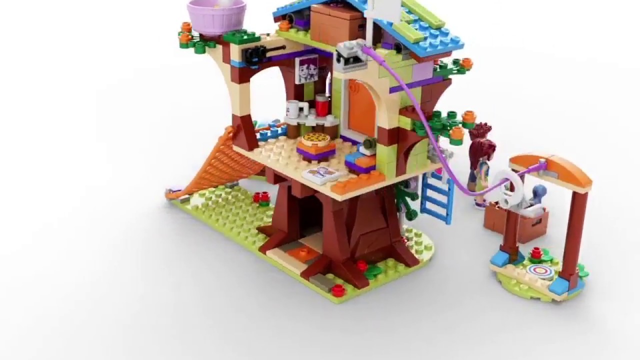 LEGO FRIENDS Дървесната къща на Mia 41335 - YouTube