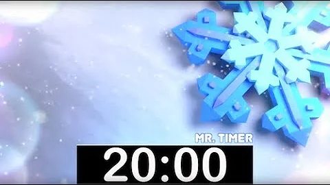 20 Minute Timer with Classical, Calm Music! Countdown Timer for Kids, Piano Instrumental Music!