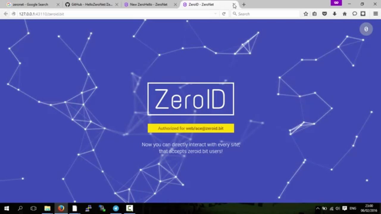 Existing Decentalized ZeroNet Sites