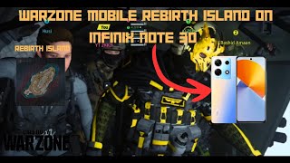 Warzone mobile rebirth Island On |INFINIX NOTE 30 | MEDIATEK HELIO G99