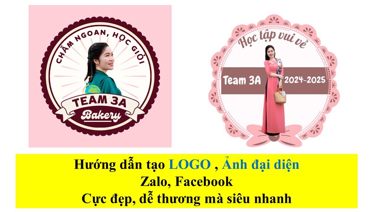 Cách tạo LOGO, ảnh đại diện cho Zalo, Facebook cực dễ thương lại siêu nhanh. - youtube