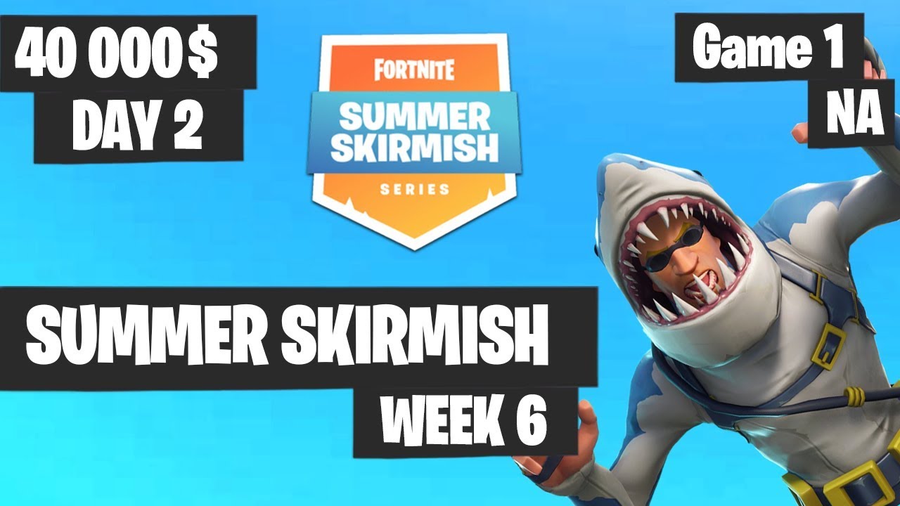 Fortnite Summer Skirmish Week 6 Day 2 Game 1 NA Highlights