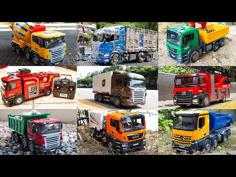 Heavy Trucks Let's take a look at the variety of Bruder cars and Rc Fire Trucks