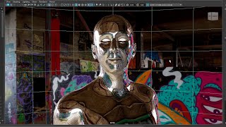 Iluminación HDRI con Arnold SkyDome Light + preset de material de Cromo | Autodesk Maya