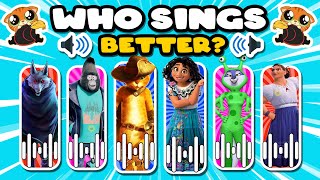 Who Sing Better  Puss In Boots Sing A Song Quiz Sing 1u00262  Encanto Zootopia L Guess The Song