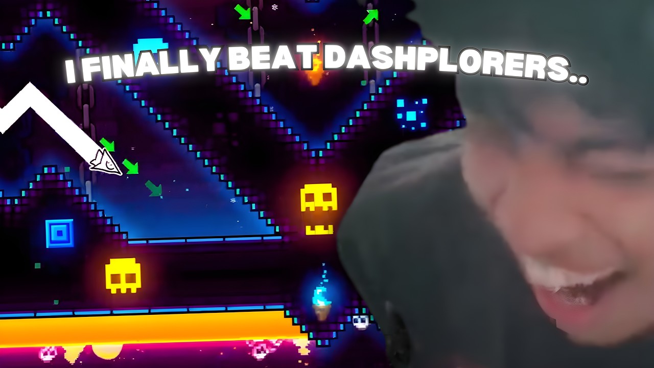 I FINALLY BEAT THISS, AFTER 2 HOURS YOO.. | Geometry Dash Level ...