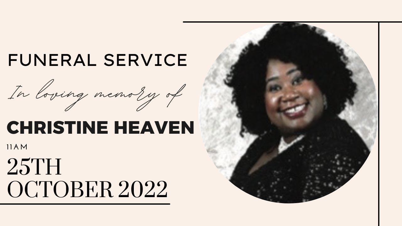 Reading Central SDA Church - Sister Christine Heaven's Funeral Service