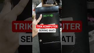 cara memperbaiki pc/komputer yang mati/restart | PC matot #tricks #servislaptop #shorts
