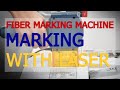 Mencetak huruf  angka  symbol  qr code menggunakan mesin marking fiber laser