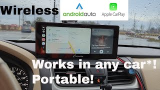 Wireless Apple Carplay and Android Auto on any car* while keeping your radio! Carpuride W103