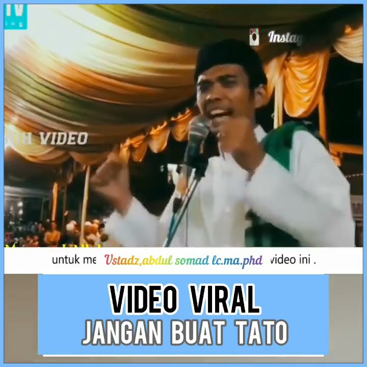 Ustadz Abdul Somad - jangan buat tato