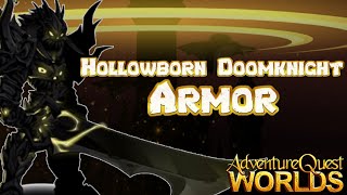 =AQW= En Español Como Obtener El Hollowborn Doomknight Set Paso a Paso Adventure Quest World 2026
