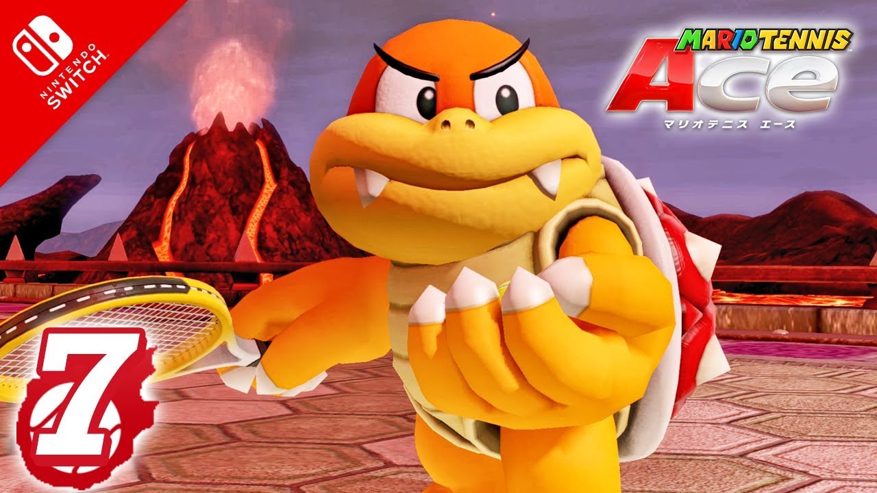 Mario Tennis Aces] Boom Boom? Talk about a literal name [Let's