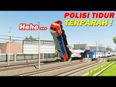 The Worst Locomotive Jumping to the Point of Crashing! Speed ​​Bumps Incorails Core Part 11
