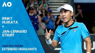 Rinky Hijikata v Jan-Lennard Struff Extended Highlights | Australian Open 2024 First Round