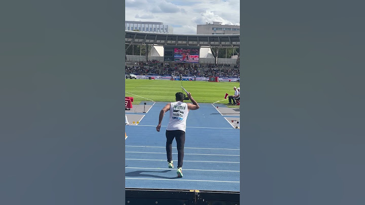 Arshad Nadeem of Pakistan in action at Paris Diamond League #olympics #pakistan