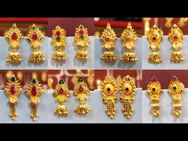 3 to 4 grams gold earrings designs | Instagram