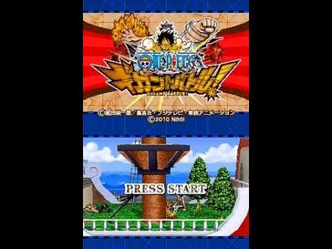 Op One Piece ギガントバトル Intro Nintendo Ds 10 One Piece Gigant Battle Youtube