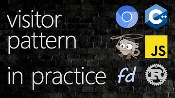 3 real-world visitor design pattern examples in Rust, JS, & C++